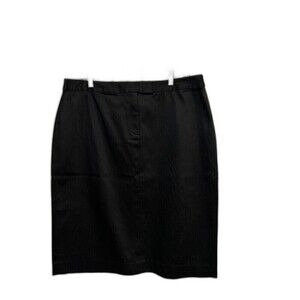 Vintage Bloomingdales Skirt Pencil Straight Black Women’s Sz 16 Classic Career